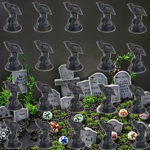 Oferta Especial en <span class=keywords><strong>Amazon</strong></span>: Mini Figuras de Cuervos en Resina 3D, Pequeños <span class=keywords><strong>Animales</strong></span> de Resina, Cuervos Negros en Miniatura para Decoración de Escenas de Halloween - Product Image 4