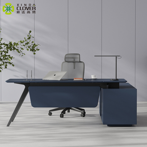 <span class=keywords><strong>Muebles</strong></span> de Oficina, Escritorio de Oficina de Estilo Minimalista con Cajones de Almacenamiento - Product Image 1