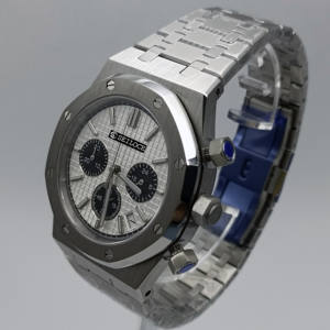 Nouvelle montre de sport pour homme 2025, mouvement VK63, boîtier argenté, étanche 3 bars, quartz lumineux SEILOCE - Product Image 5