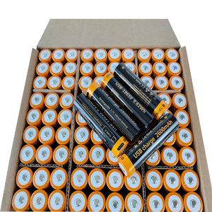 Venta al por mayor de fábrica 18650 USB recargable 2600mAh 3,7 V batería de iones de litio belleza baterías de iones de litio cilíndricas - Product Image 3