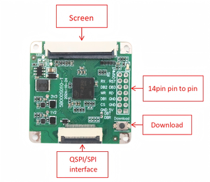 Modul <span class=keywords><strong>LCD</strong></span> TFT QSPI SPI 6.0 Inci Antarmuka QSPI 4-jalur Resolusi 480x960 Dengan Layar Sentuh Kapasitif untuk STM32 ESP32 HMI - Product Image 4