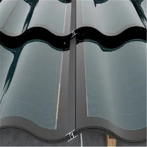 Panel solar BIPV para techo, productos chinos para construcción, techado con impresión
