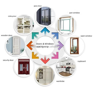 <strong>UPVC</strong> Window &amp; <strong>Door</strong> E Gasket Glazing Rubber Repair <strong>Seal</strong> - Product Image 4