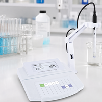 Medidor de pH de Laboratorio BIOSTELLAR Serie PHS con Pantalla LCD Retroiluminada en Blanco para Pruebas de Calidad del Agua en Laboratorio