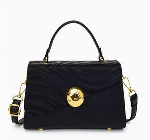 Bolso de Mano de Mujer de Cuero PU de Alta Calidad, Cierre Magnético, Patrón Geométrico, Forro de Poliéster, Correa de Hombro, Antirrobo - Product Image 1