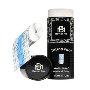 1 rollo de vendaje de cuidado posterior de tatuaje transparente impermeable curación inicial y reparación de la piel parches corporales - Product Image 2