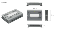 Moteur à engrenages CE ROHS moteur de remorque 12V Rv accessoires européen Auto caravane moteur à engrenages à courant continu