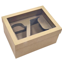Emballage personnalisé en boîte ondulé bougie thé café whisky bocal en verre marque tasse paquet coffrets cadeaux pour emballage avec logo