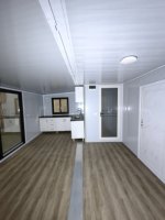 Nouvelle conception de maison conteneur extensible et pliable de 20 pieds, structure en acier préfabriquée mobile pour villa, salle d'activités, panneau sandwich
