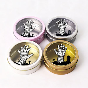 Giáng sinh kẹo Jar màn hình in phim hoạt hình tấm thiếc cấp thực phẩm cookie & <span class=keywords><strong>Biscuit</strong></span> bao bì trẻ em kẹo <span class=keywords><strong>container</strong></span> - Product Image 2