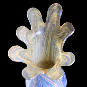 Vase de table en verre soufflé à la main de grande taille, style européen, métallique, coloré, personnalisé pour la décoration de la maison, du bureau et des mariages GD-AL-027 E - Product Image 4