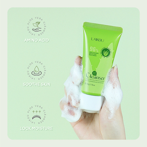 LAIKOU โฟมล้างหน้าว่านหางจระเข้ บำรุงผิว ทำความสะอาดล้ำลึก อ่อนโยน 50 กรัม - Product Image 3