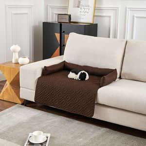 <b>Pet</b> <b>Sofa</b> Cushion Waterproof Rectangle U-Shaped Dog Bed With Pillow <b>Pet</b> Bed Sleeping Mat - Product Image 2