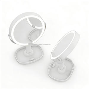 Espejo de Mesa Pequeño con Logotipo Personalizado de Fábrica, Espejo de Pie con Marco y Luz LED para Maquillaje - Product Image 6