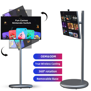New Design 27 Inch Smart Tv Rollable Mobile Fhd Touch <b>Screen</b> Android 15 Tablet Pc 6+128Gb White <b>Stand</b> by Me Touch <b>Screen</b> Tv - Product Image 1