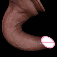 Dildo réaliste XXL de grande taille avec ventouse puissante, en silicone liquide, 13,4 pouces, jouets sexuels pour femmes