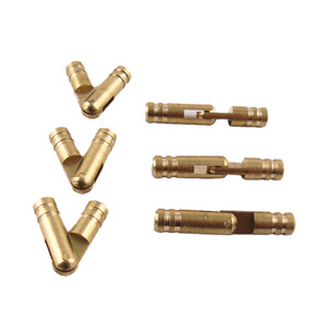 Chengyu Charnière cylindrique en laiton 5 mm à fente unique, charnière dissimulée pour meuble, pour boîte en bois, montage encastré, design minimaliste - Product Image 4