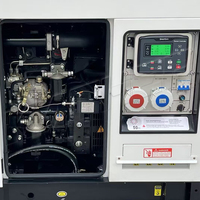 Générateur diesel silencieux KATHER de 8 kVA à 20 kVA, groupe électrogène diesel de 50 kVA pour la maison avec AVR, faible niveau sonore, centrale électrique, options de prix bas, ATS