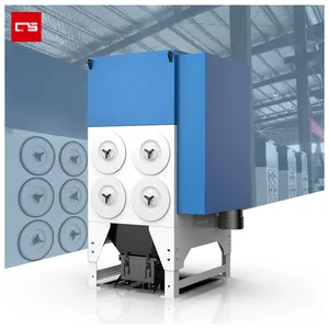 Professional cartridge dust collector industrial cyclone dust collector efficient dust