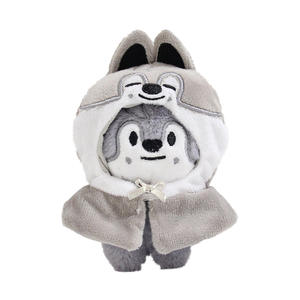 พวงกุญแจตุ๊กตาหมีการ์ตูนตัวเล็กนุ่มพิเศษ FM Field Zhou Stray Kids พร้อมพวงกุญแจห้อยกระเป๋า ของเล่นยัดไส้ใยฝ้าย PP - Product Image 5