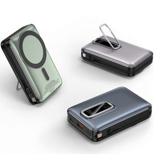 Diseño Ultra Delgado de Aluminio. Banco de Energía de 5000 mAh con Carga Rápida PD20W, Cargador Inalámbrico de 15W, Carga Bidireccional, Portátil para Viajes - Product Image 1