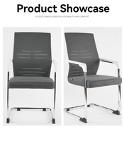 Chaise de bureau ergonomique à dossier haut en maille, design moderne, prix de gros, pour conférence et formation, idéale pour le bureau à domicile