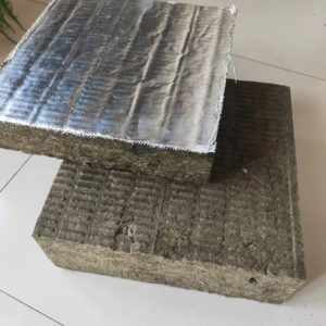 Panneau en <span class=keywords><strong>laine</strong></span> <span class=keywords><strong>de</strong></span> <span class=keywords><strong>roche</strong></span> en aluminium, directement <span class=keywords><strong>de</strong></span> l'usine, économique et durable, pour l'isolation thermique des conduits d'air, imperméable et ignifuge - Product Image 4