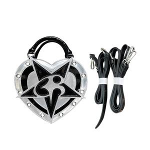 批发定制朋克包哥特式心形钱包五星手提包单肩包日本千禧一代y2k包高品质低最小起订量 - Product Image 2