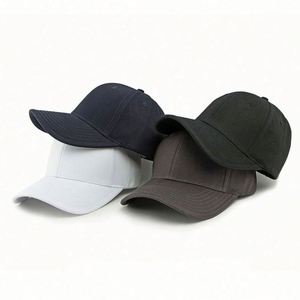 High Quality 60cm 65cm Large <b>Head</b> Rubber Eco-Friendly Silk Screen Printed Baseball Cap Simple Casual Solid Color Women Men - Product Image 2