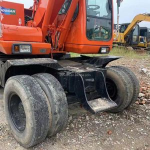 Excavadora de Ruedas Doosan 150W-7, Motor de Grado Chino 2021, Cucharón de 0.6m, Excelentes Horas de Operación, Precio Bajo, Venta de Motor y Caja de Cambios Usados - Product Image 6