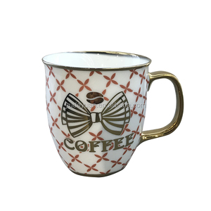 Powkidydy — tasse à café en <span class=keywords><strong>porcelaine</strong></span> dorée et en céramique <span class=keywords><strong>Fine</strong></span>, luxe moderne, style arabe, avec poignée en or, 16oz - Product Image 6