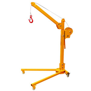 <span class=keywords><strong>Petite</strong></span> <span class=keywords><strong>grue</strong></span> de chantier <span class=keywords><strong>manuelle</strong></span> pliable portable avec treuil manuel à vendre - Product Image 2