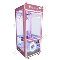Riteng nouveau jouet cueillette poupées UFO capteur jeux Machine monnayeur camion de pompiers billet d'un dollar Arcade grue griffe Machine