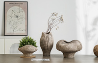 FANGSHENG Usine Ferme Coeur Forme Durable Chrome Plaqué Vase En Céramique Salon Fleur Planteur pour Maison Jardin Hôtel
