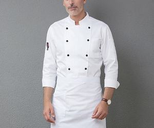 <span class=keywords><strong>Cucina</strong></span> uomo Chef uniformi alberghi ristoranti abiti da lavoro cameriere cameriere <span class=keywords><strong>cucina</strong></span> servizio ristorante Bar uniformi - Product Image 3
