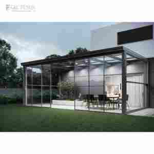 Ventas directas de Fuson, balcón de jardín de invierno, aluminio, 4 estaciones, veranda de lujo, invernadero de vidrio, sala de sol, casa, terraza acristalada - Product Image 2