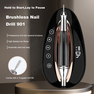 Nuovo Trapano <span class=keywords><strong>per</strong></span> <span class=keywords><strong>Unghie</strong></span> Portatile Ricaricabile con Avvio e Arresto Automatico, 40000 RPM, Senza Spazzole - Product Image 4