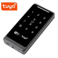 Clavier tactile intelligent SMQT MQ-601TY avec boîtier ABS étanche, compatible Tuya WIFI, contrôle d'accès pour porte simple, application compatible Android et iOS