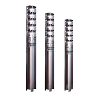 Pompe à eau AC multistade haute pression de 3 pouces, câble de 10 m, garantie 1 an, IP68, pompe de puits profond pour eau propre, pour les pays en développement