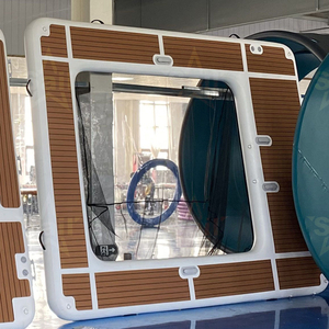 Plateforme flottante gonflable sur mesure pour <span class=keywords><strong>piscine</strong></span>, protection pour <span class=keywords><strong>piscine</strong></span>, plateforme flottante en Drop Stitch pour la mer et l'océan - Product Image 4