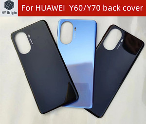 Новинка для Huawei Nova Y60 Y70 задняя крышка аккумулятора стеклянная задняя крышка корпуса задней двери чехол запасные части для Huawei Nova Y70 чехол для телефона - Product Image 4
