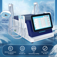 Appareil de Cryolipolyse Vertical Haut de Gamme 4 Têtes 6-en-1 + 40K + RF pour Amincissement et Remodelage Corporel – Équipement de Spa