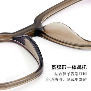 Monture de lunettes carrée Guoda Optics 8049, branches en titane, monture complète, verres en résine, anti-reflet, unisexe - Product Image 4