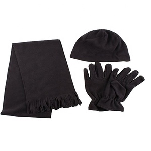 Ensemble cadeau d'hiver pour <span class=keywords><strong>homme</strong></span> 2025, 3 pièces, polaire uni, <span class=keywords><strong>bonnet</strong></span>, <span class=keywords><strong>gants</strong></span>, écharpe à franges - Product Image 3