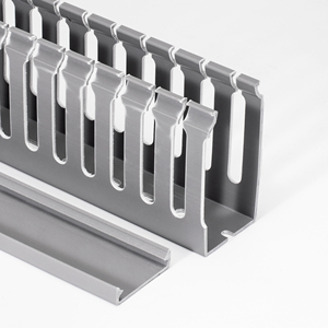 Conduits de câblage en Pvc 80*30mm gris PlasticTrunking organisateur de câble de force industrielle pour équipement de Machine d'<span class=keywords><strong>atelier</strong></span> conduit à fente ouverte - Product Image 5
