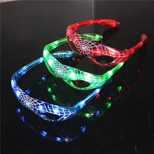 Spiderman Gafas Brillantes <span class=keywords><strong>Marvel</strong></span> Anime Figura LED Intermitente Gafas de Sol Dibujos Animados Fiesta Infantil Juguetes Niños Regalos - Product Image 1