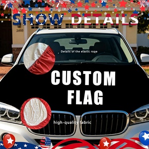 Funda para Capó de Coche con Logotipo Personalizado de Fábrica, Bandera Impresa Personalizada para Vehículo, Bandera para Capó, Publicidad para Equipos de Rugby/Fútbol al Aire Libre, Decoración para Auto - Product Image 5