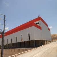 Structure métallique préfabriquée personnalisée Construction préfabriquée moderne Hôtel École Entrepôt Atelier Bâtiment