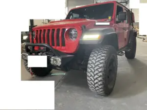 Pare-chocs avant en acier de voiture tout-terrain <span class=keywords><strong>4X4</strong></span> pour Jeep Wrangler JT gladiator JL JK - Product Image 6