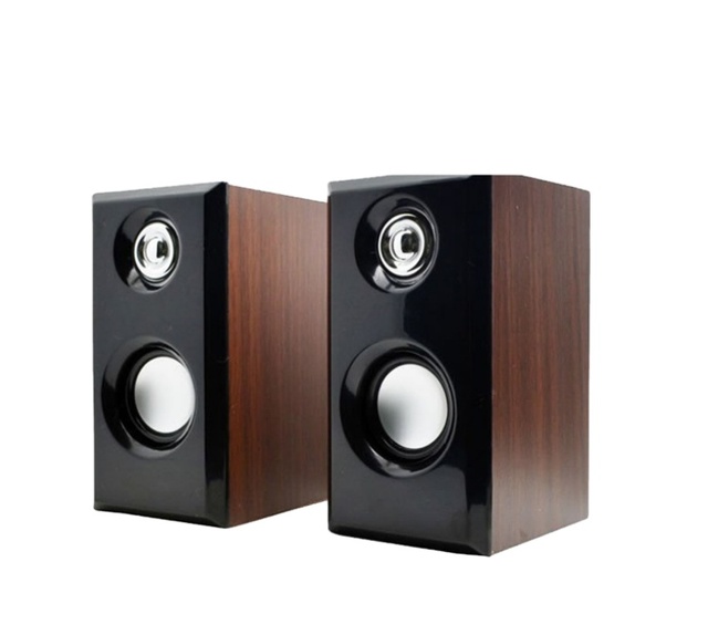 E Stream M11 Wooden Speaker for Notebook Desktop Computer Mobile Phone MP3-Mini USB 2.0 Interface-in Stock